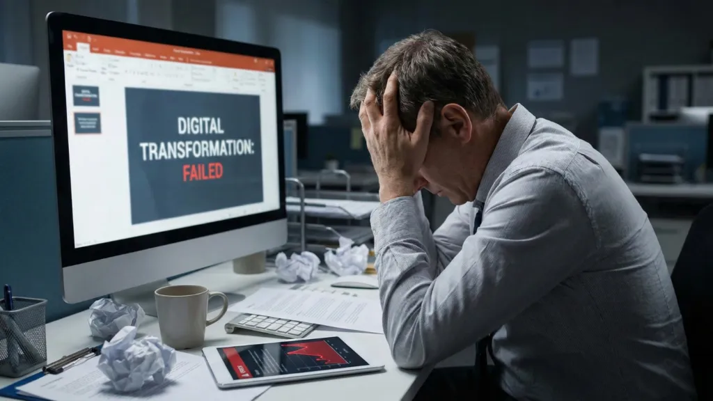Change Management in Digital Transformation: Why 70% of Digital Transformations Fail