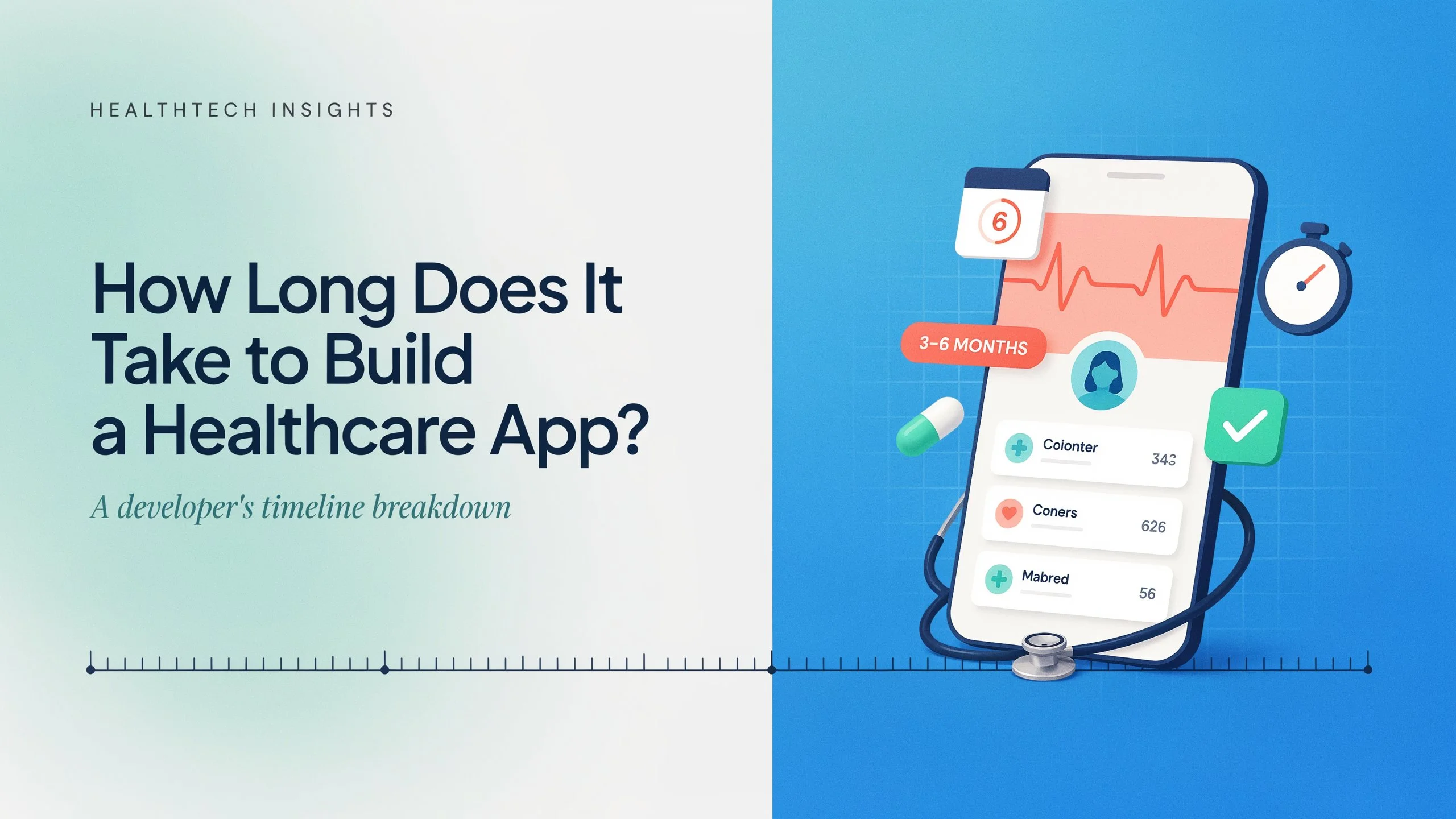 How Long Does It Take to Build a Healthcare App?