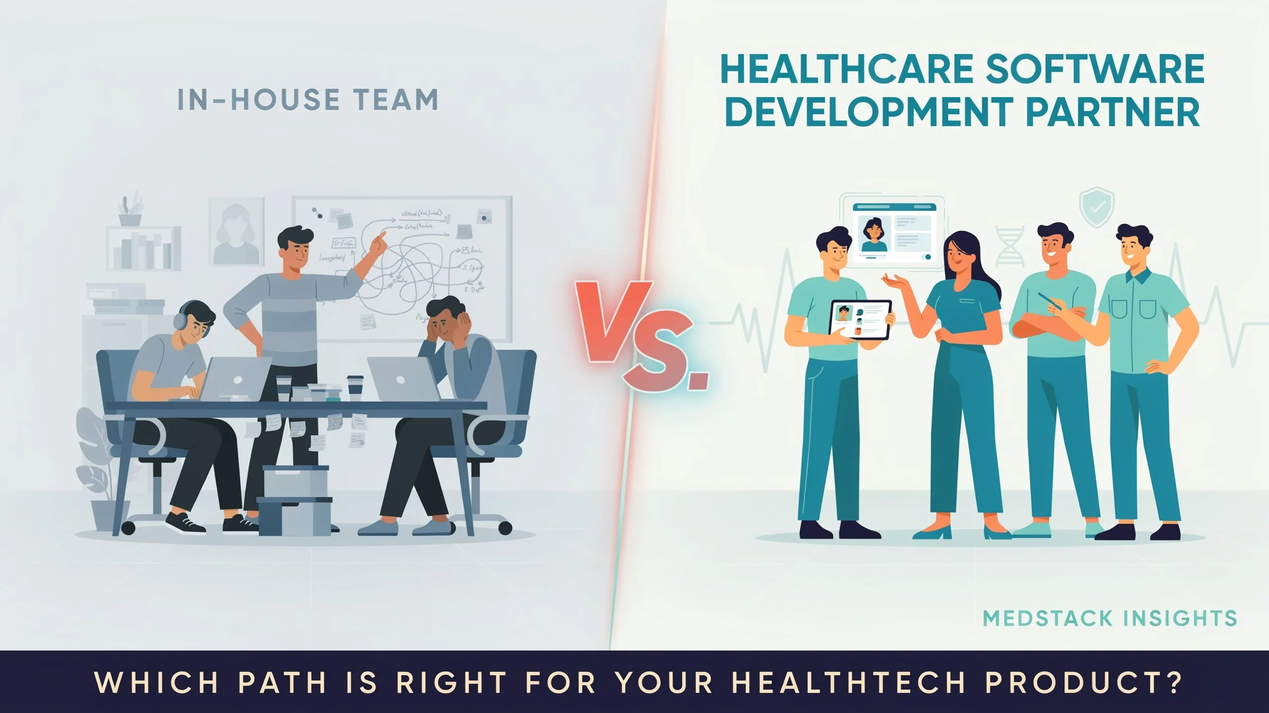 In-House Team vs. a Healthcare Software Development Partner
